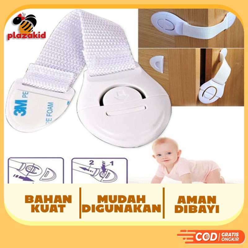Jual PENGAMAN LACI PINTU LEMARI KULKAS / CHILD SAFETY LOCK / PENGAMAN