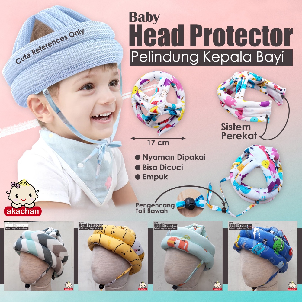 Jual Pelindung Kepala Bayi Baby Head Protector Bahan Kain Empuk Helm