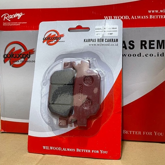 Jual DISPAD KAMPAS REM BELAKANG PCX 150 ADV 150 VARIO 160 WILWOOD ...
