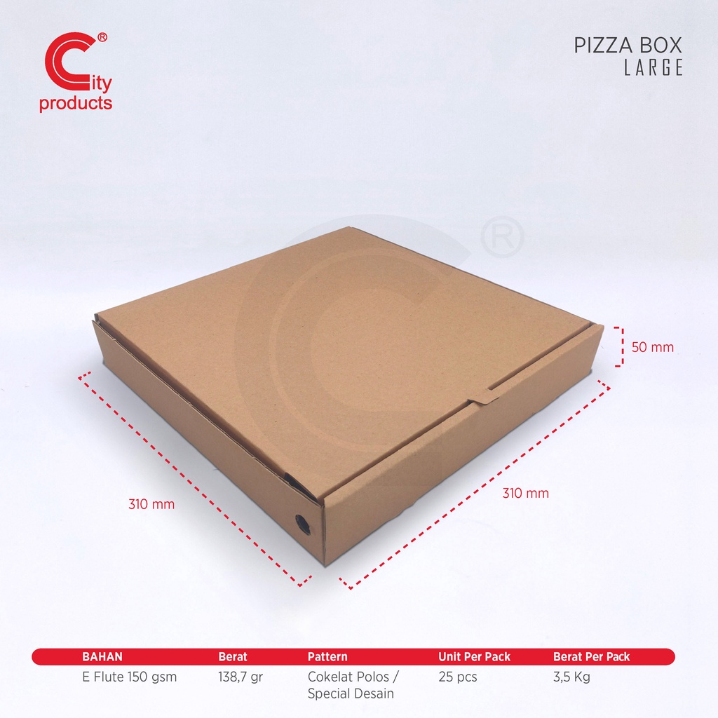 Jual Box Pizza / Pizza Box Large | Shopee Indonesia