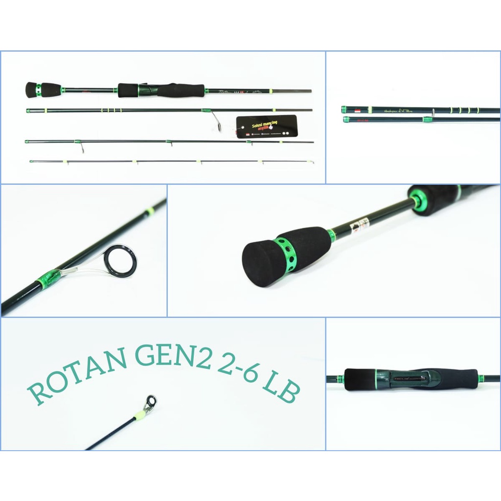 Jual JORAN RELIX NUSANTARA ROTAN 664 UL Gen II TRAVEL ROD Spinning