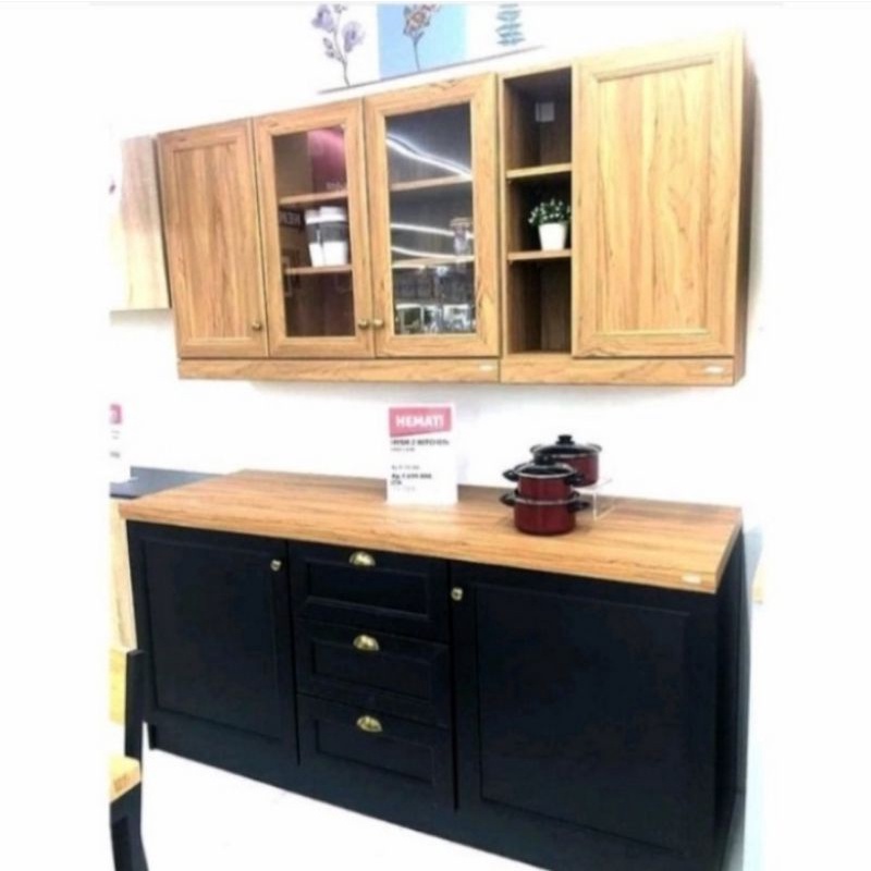 Jual kitchen set informa irish 180cm lemari dapur rak bumbu rak dapur ...