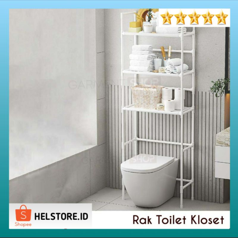 Jual Rak Toilet Wc Kloset Susun Minimalis Rak Kamar Mandi Tempat Tissue Sabun Shampoo