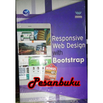 Jual Buku Responsive Web Design With Bootstrap | Shopee Indonesia