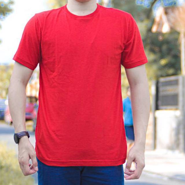 Jual Kaos Polos Lengan Pendek (Pria) | Shopee Indonesia