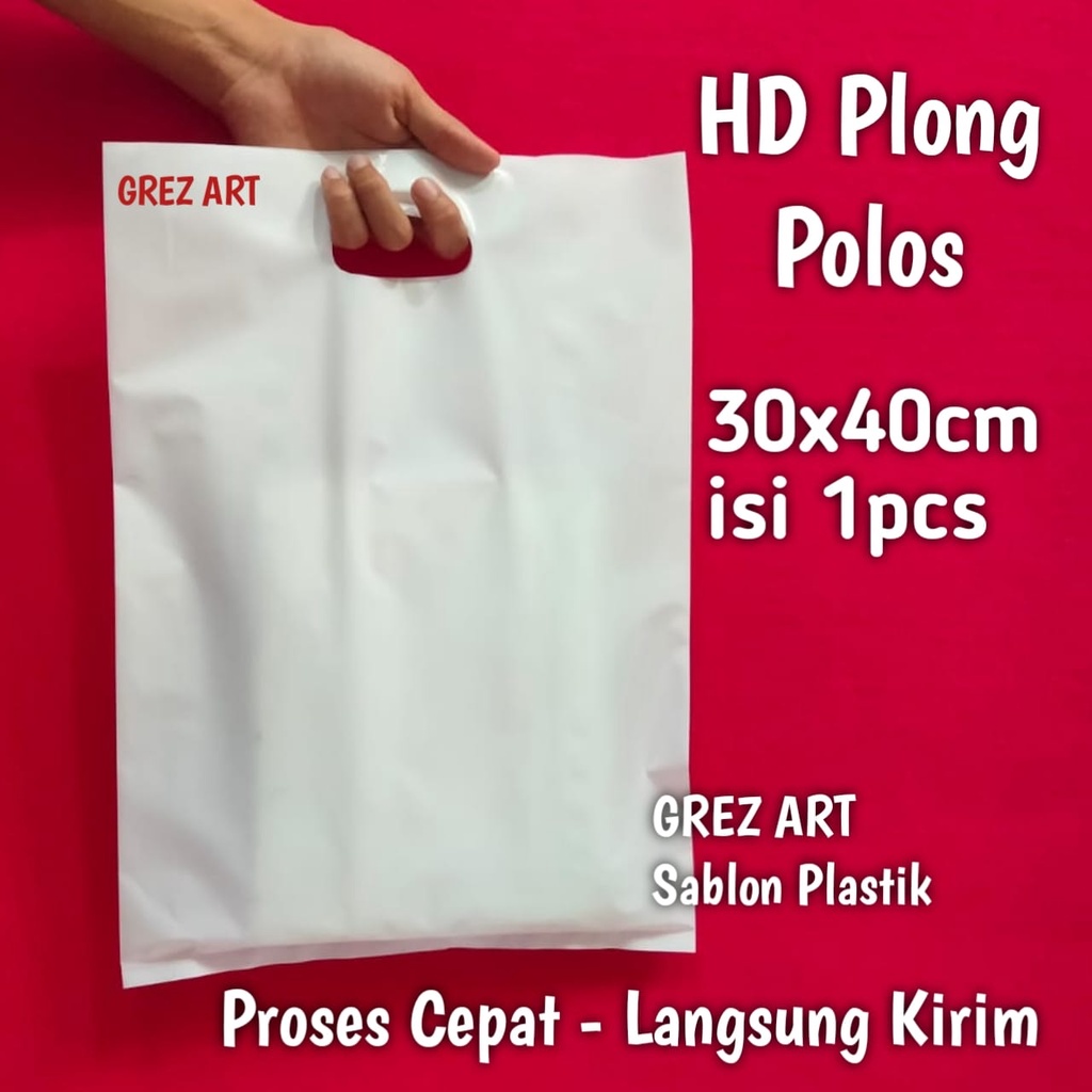 Jual Plastik Plong Hd Polos 30x40 Per Pcs Tebal Plastik Olshop Pond Shopee Indonesia 6767