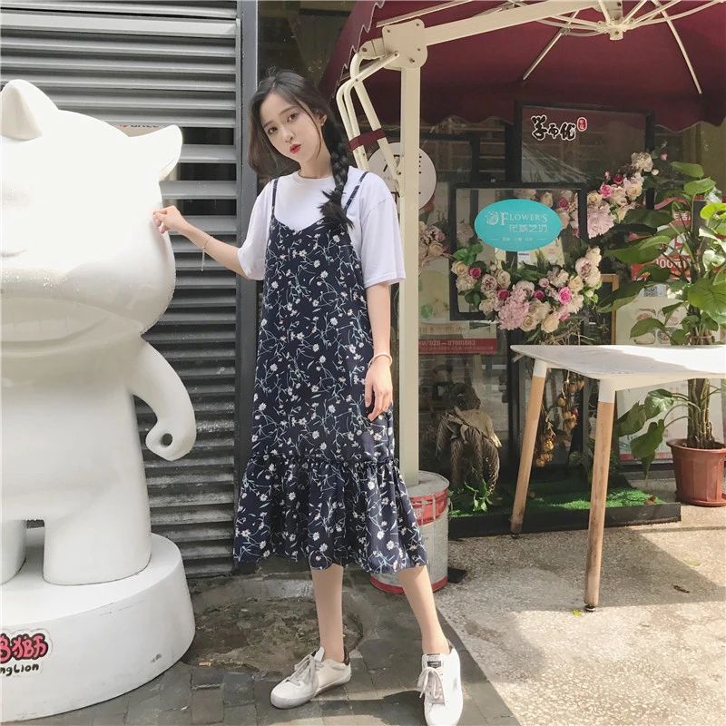 Dress floral korea sale