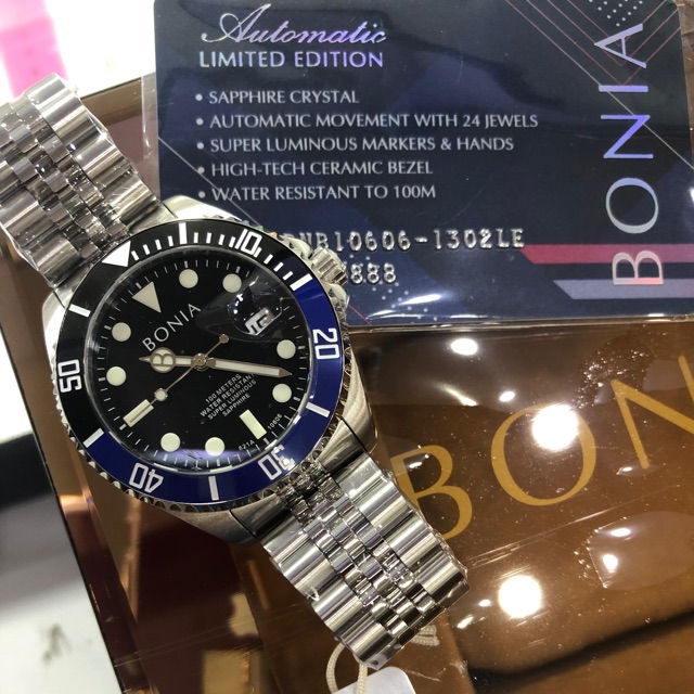 Bonia automatic discount watch limited edition