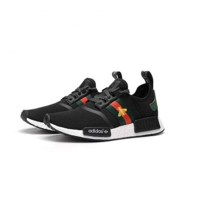 adidas gazelle silver green womens Shop Black Mens adidas NMD R1 Lace Up Sneakers – Shoebacca main image 1