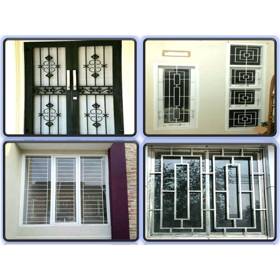 Jual Teralis jendela besi minimalis teralis pintu antimaling teralis