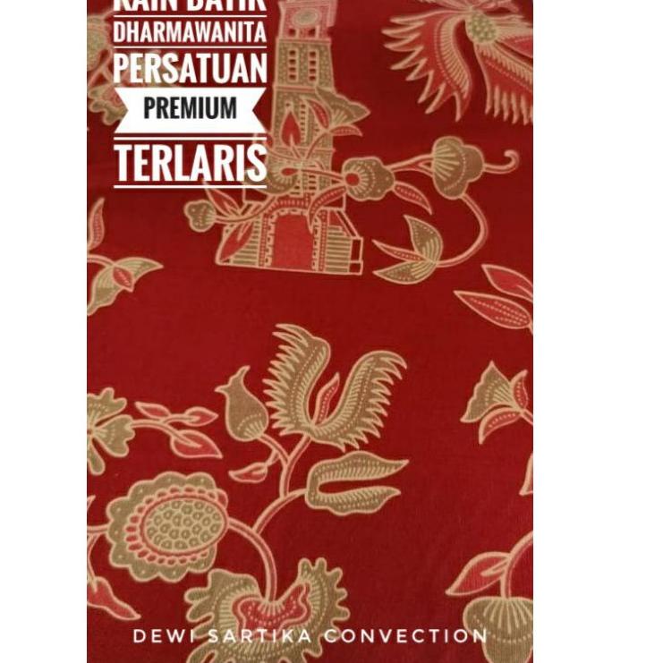 Jual [DISCOUNT TEJ85] Kain bahan seragam batik dwp dharma wanita ...
