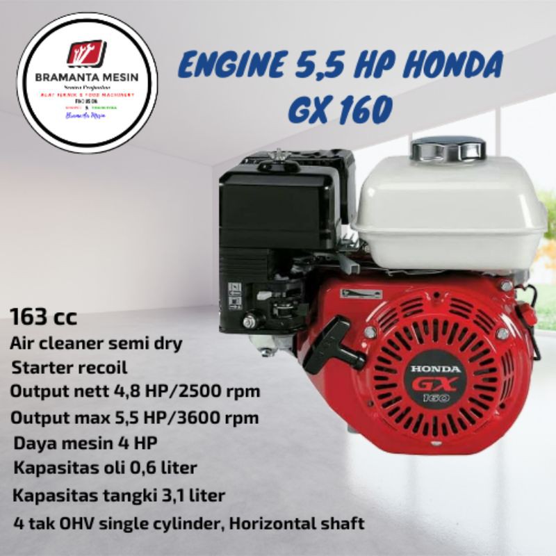 Jual Mesin Penggerak Hp Honda Gp Bahan Bakar Bensin Shopee Indonesia