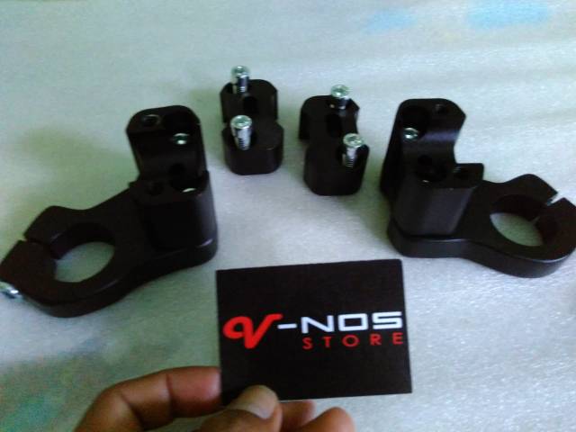 Jual Raiser Stang cross bar / fatbar + Breket Dudukan CBR facelift150 ...