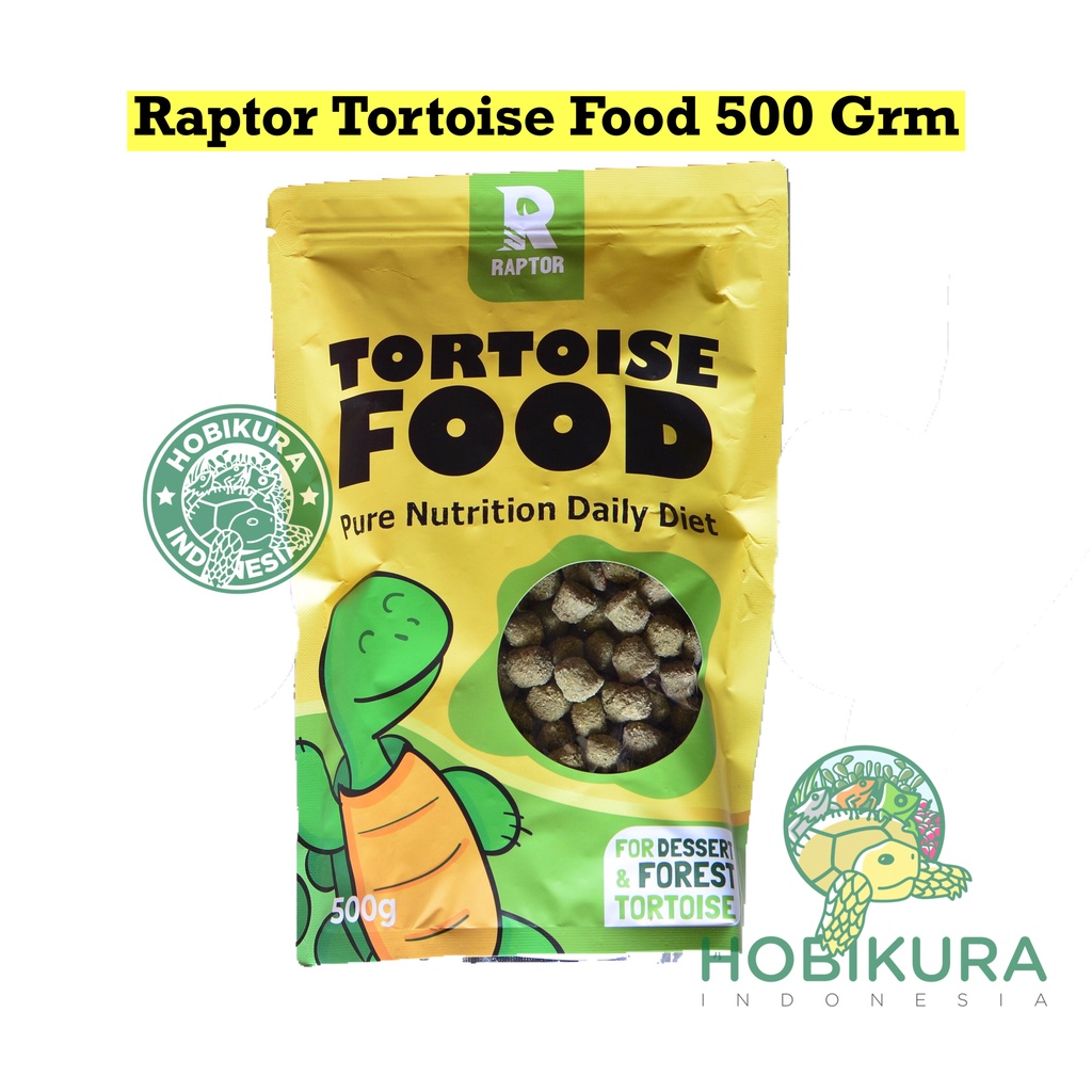 Jual Raptor Tortoise Food 500 Grm Pelet Kura Torto Sulcata Pardalis ...