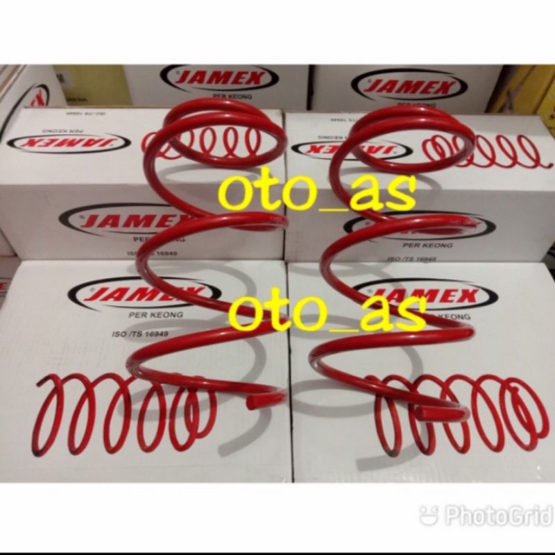 Jual PER KEONG CEPER LOWERING SPRING JAMEX COROLLA ALTIS 2001-2007 ...