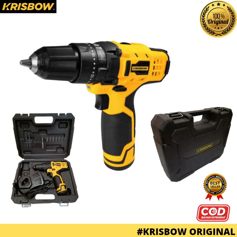 Battery cordless best sale drill krisbow