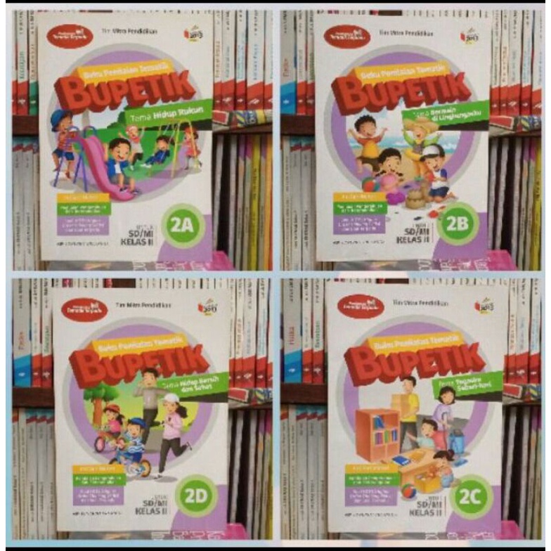 Jual Bupetik SD/MI kelas 2 A,B,C,D Revisi Erlangga | Shopee Indonesia
