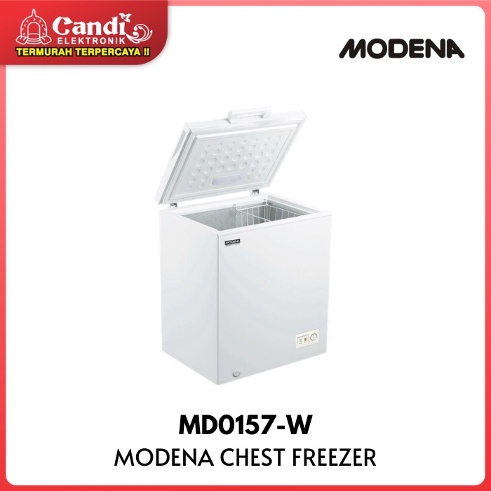 Jual MODENA Chest Freezer MD0157-W | Shopee Indonesia