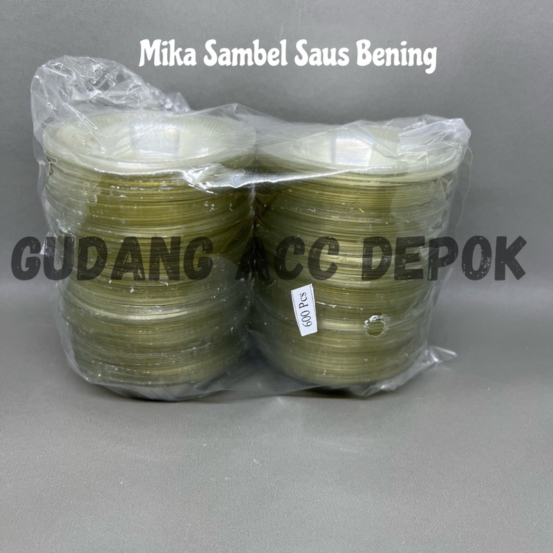 Jual Wadah Cup Tempat Tray Mika Sambal Sambel Saus Plastik Bening Shopee Indonesia 1556