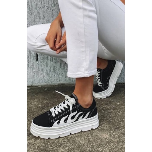 The furies flamed chunky hot sale trainers