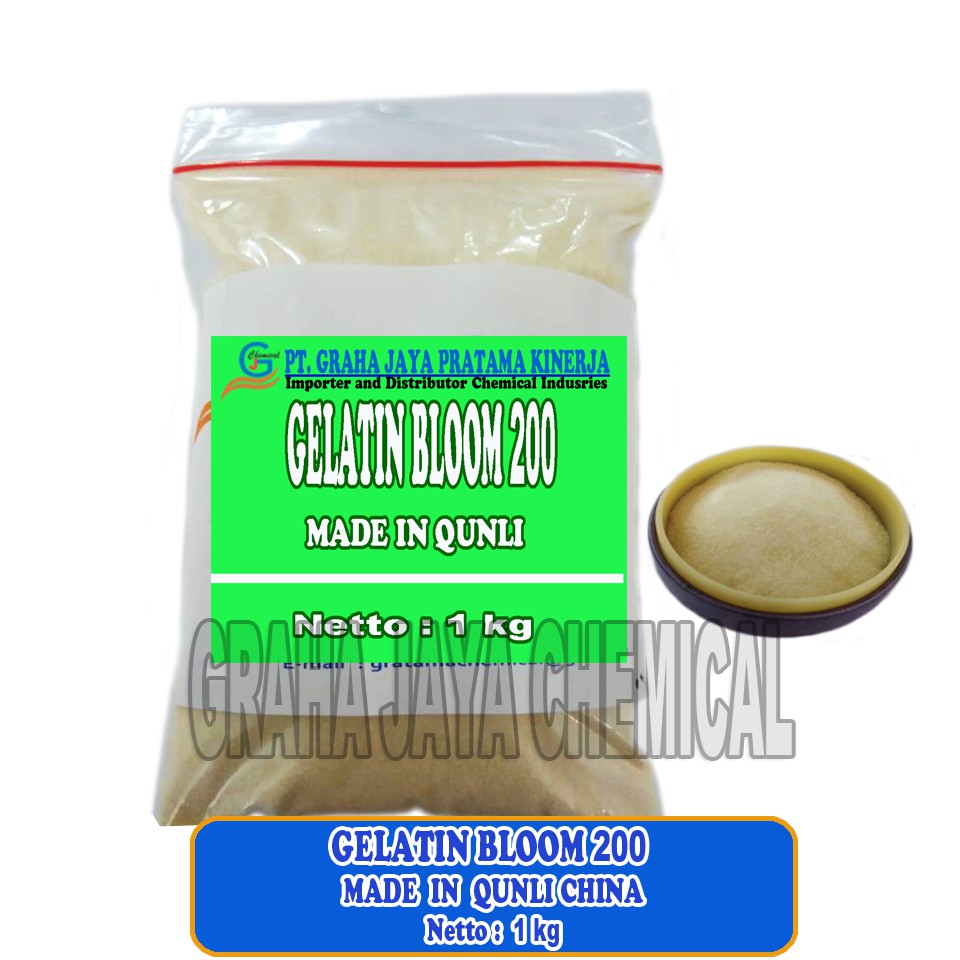 Jual Gelatine Bloom Ex Qunli 1 KG Shopee Indonesia