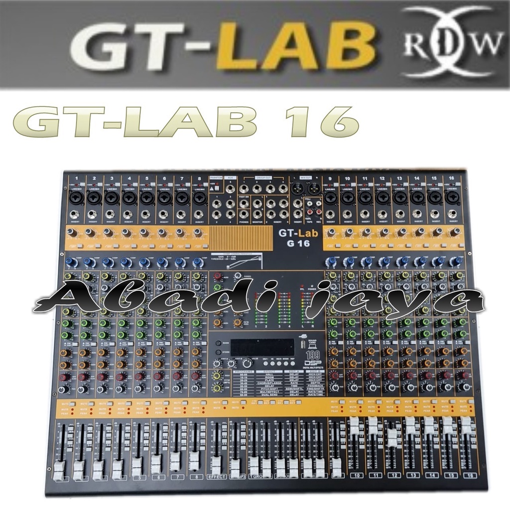 Jual mixer gt lab g16 gt lab g 16 16 channel original Shopee Indonesia