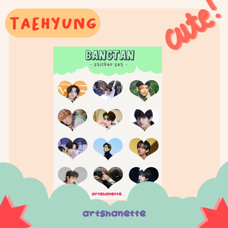 Jual BTS MEMBER STICKER SET | Shopee Indonesia