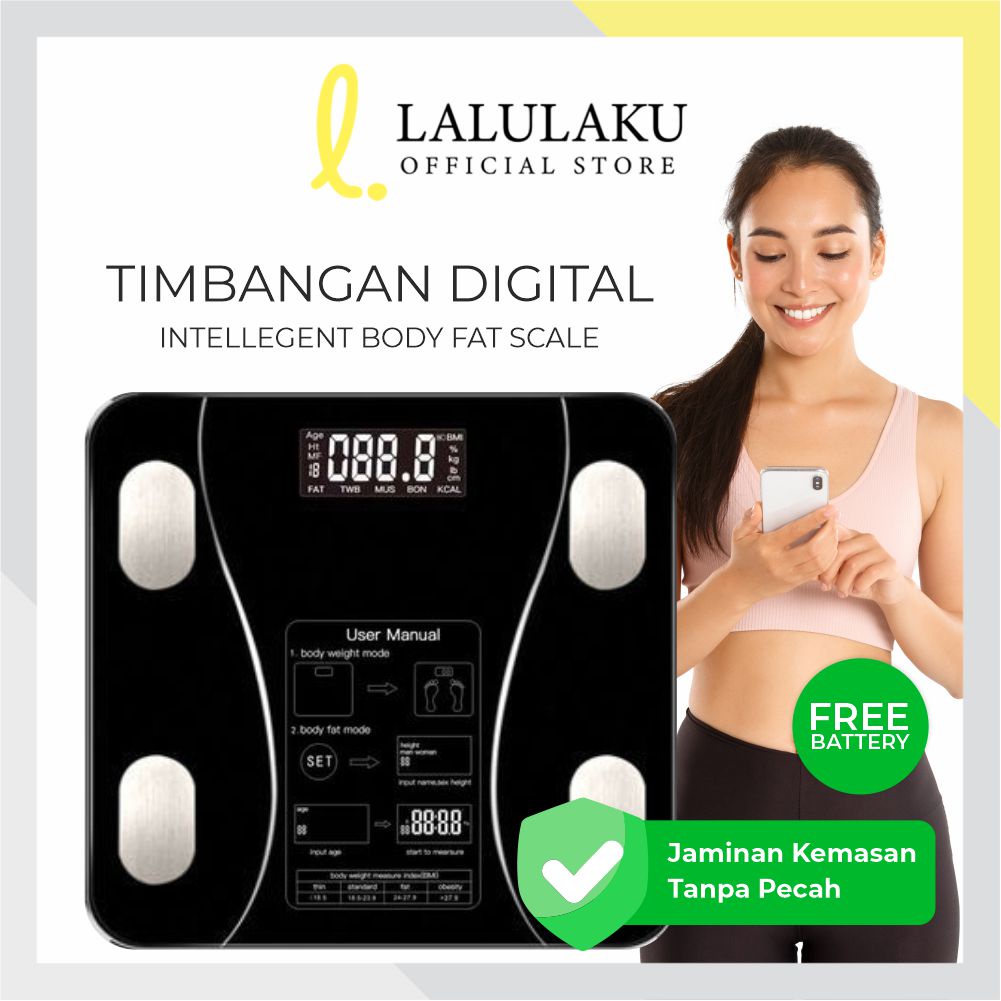 Jual Timbangan Badan Digital Body Fat Monitor With App Smart Weight Scale Timbangan Badan Pintar 0530