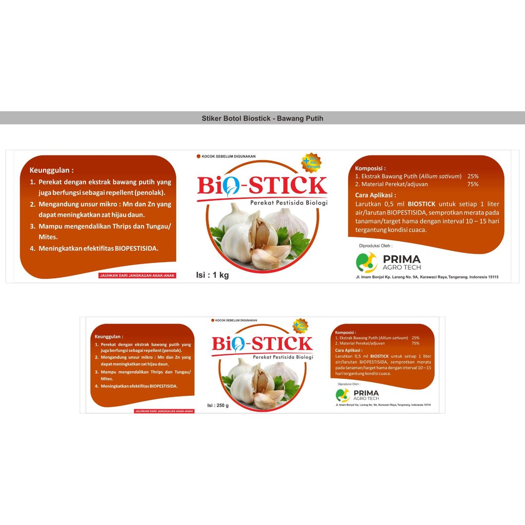 Jual Bio Stick - Biological Pesticide Adhesive By Prima Agro Tech ...