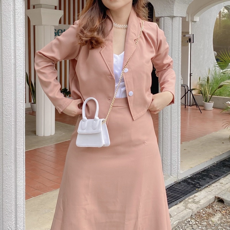 Jual Hoolaqueen - One Set Rok Shakilla - Set Rok - Outfit Casual ...