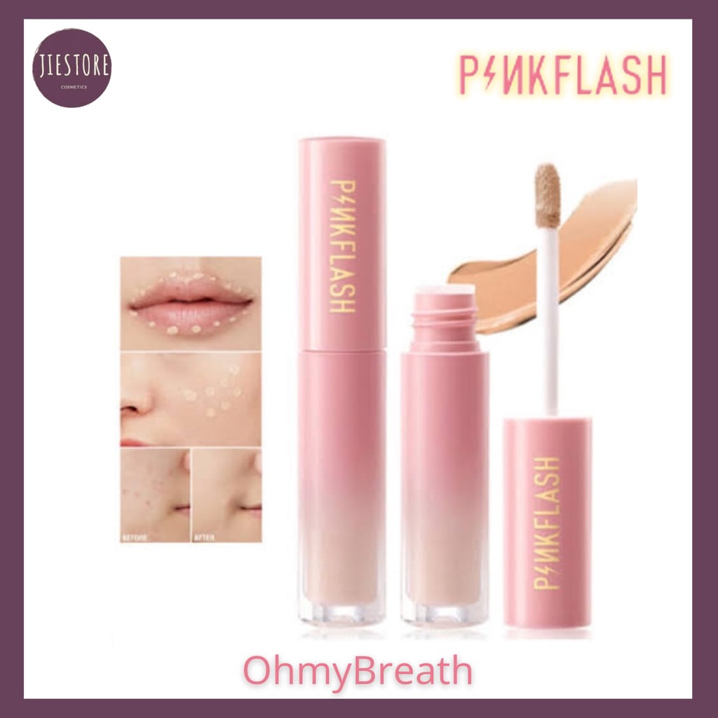 Jual PINKFLASH OhMyBreath Breathable Liquid Concealer Tahan Lama Matte