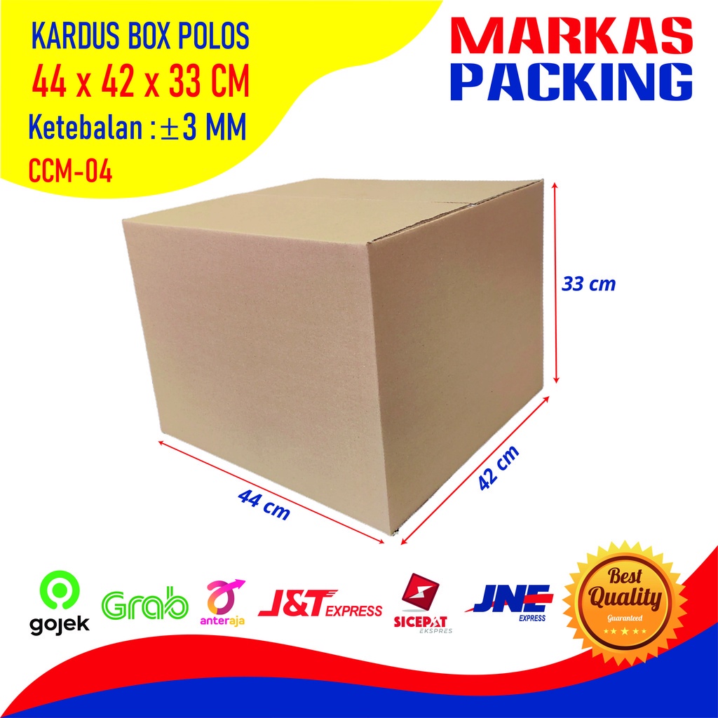 Jual Kardus Karton Box Besar 44x42x33 CM Dus Box Jumbo Packing Pindahan ...