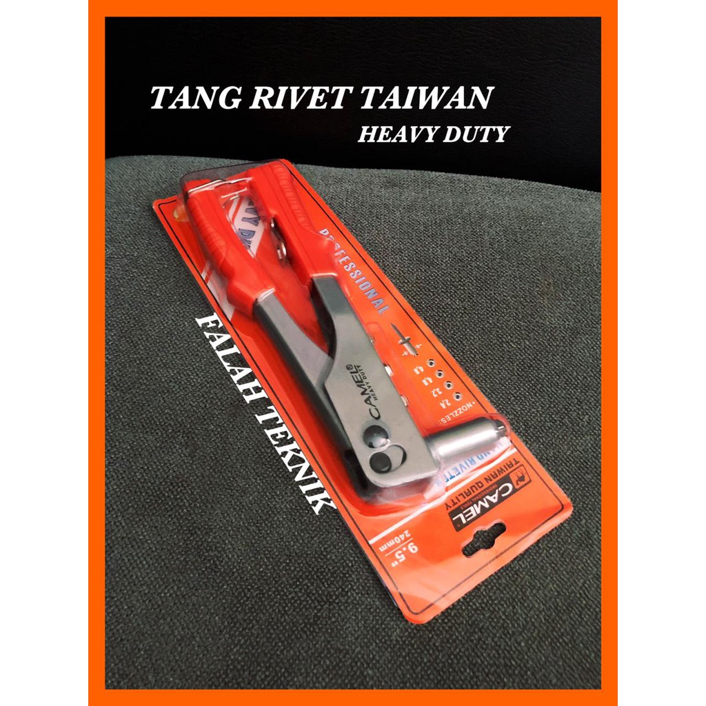 Jual CAMEL TANG RIVET TAIWAN HAND RIVETER 2.4mm - 4.8mm HEAVY DUTY ...