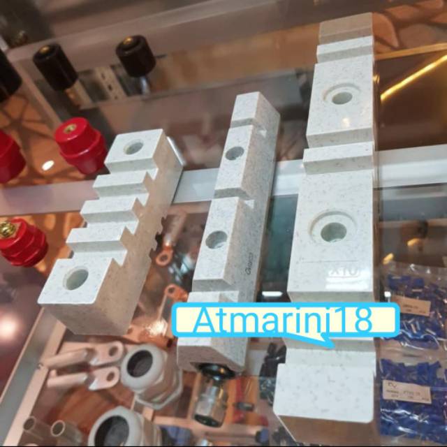 Jual BUSBAR SUPPORT / BUSBAR JEPIT EL-270 PUTIH UK. 35x270mm | Shopee ...