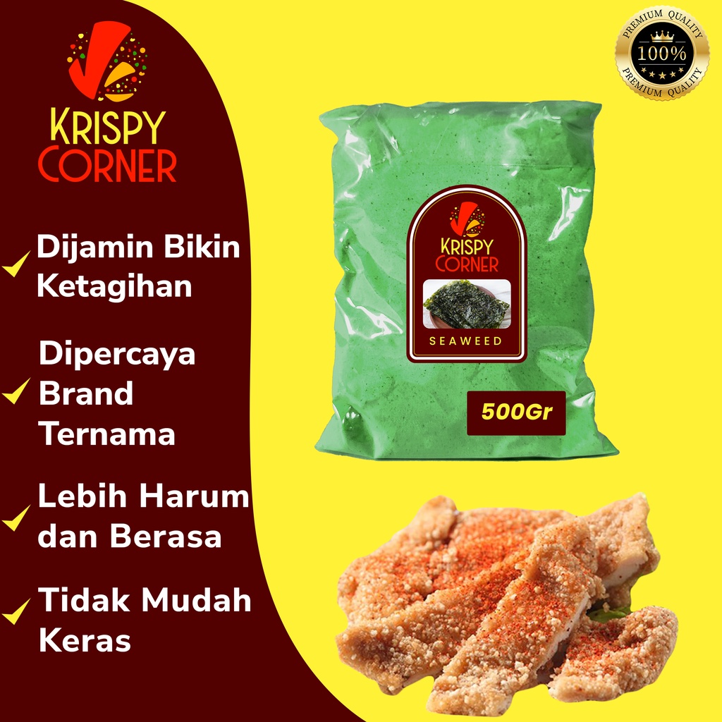 Jual Bumbu Tabur Rumput Laut Aneka Penyedap Snack Kentang Ayam Jamur ...