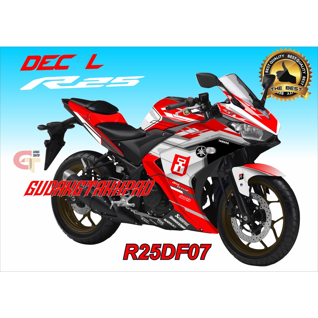 Jual DECAL R 25 DECAL STIKER FULL BODY R25 | Shopee Indonesia