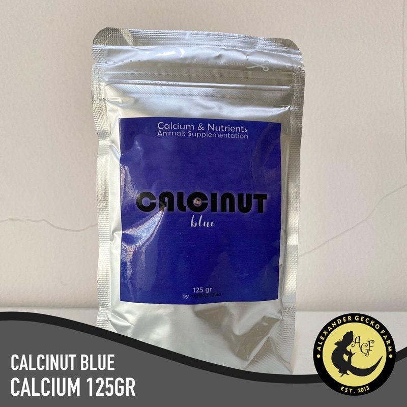 Jual Calcinut Blue 125gr Calcium / Kalsium Lengkap Untuk Reptil Leopard ...