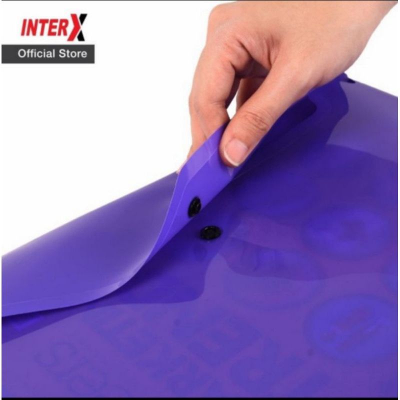 Jual Inter X map kancing Folio F4 Opaq / solid isi (12 pcs) | Shopee ...