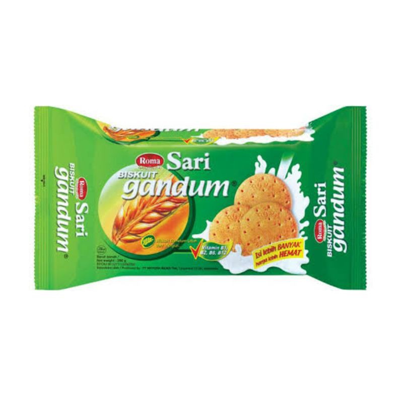 Jual ROMA SARI GANDUM FAMILY PACK 240 GR / ROMA SARI GANDUM 240 GR ...
