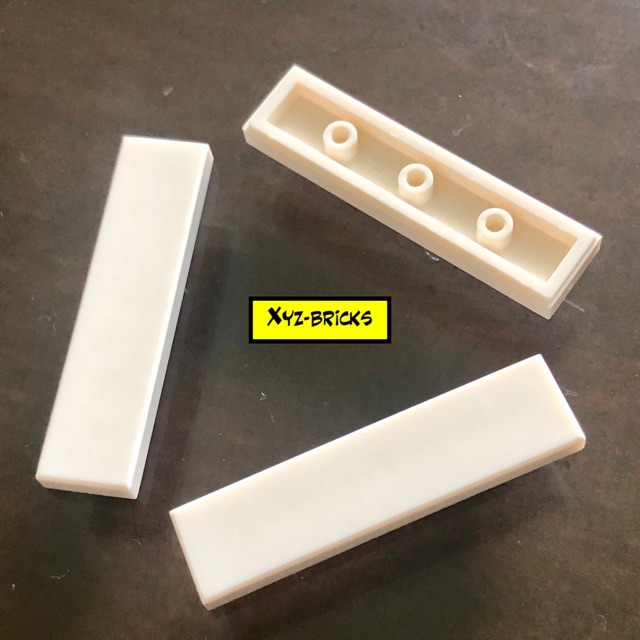 Jual LEGO PARTS 243101 Flat Tile 1x4 White Shopee Indonesia