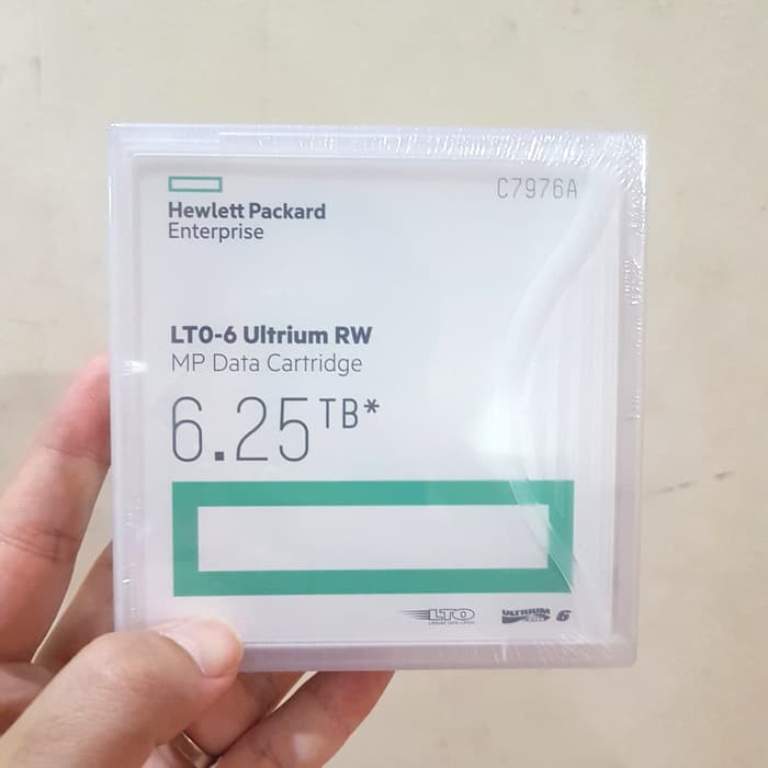 Jual HP LTO6 C7976A Ultrium Tape Data LTO 6 Cartridge 2.5TB / 6.25TB ...