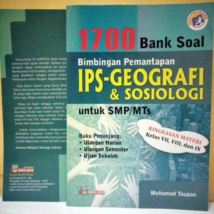 Jual BUKU 1700 BANK SOAL BIMBINGAN PEMANTAPAN IPS-GEOGRAFI & SOSIOLOGI ...