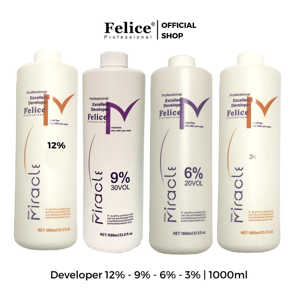 Jual FELICE HAIR DEVELOPER 1 L / CAMPURAN WARNA BLEACHING | Shopee ...