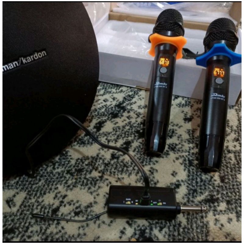 Jual wireless mic untuk karaoke di speaker harman kardon onyx jbl partybox xtreme flip dan