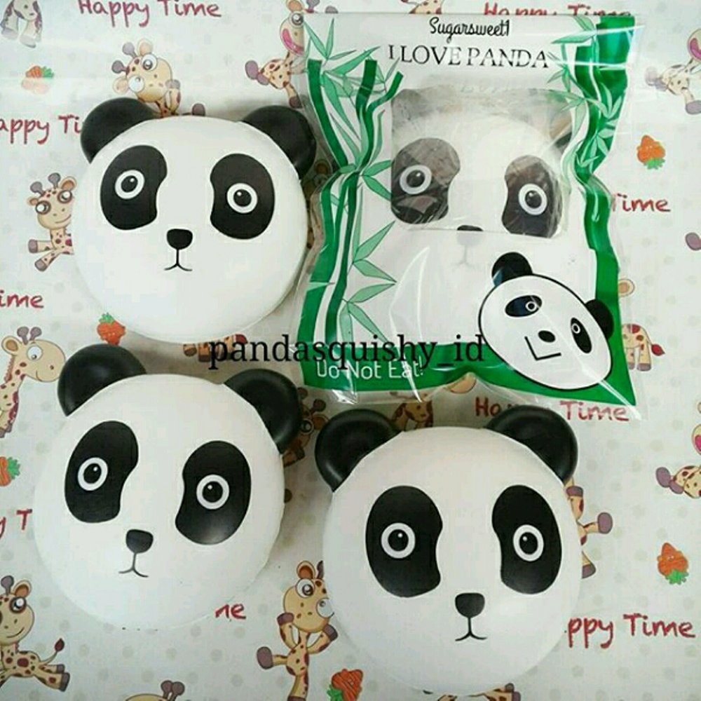Jual Promo Squishy I Love Panda by Sugarsweet Squishy Panda Bun Slow ...