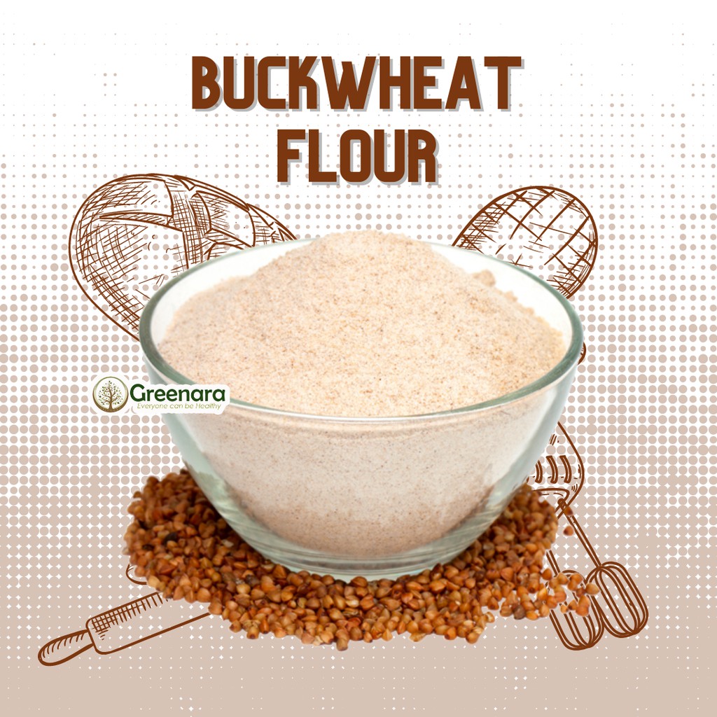 Jual Greenara Buckwheat Flour 250gr / Tepung Buckwheat Shopee Indonesia