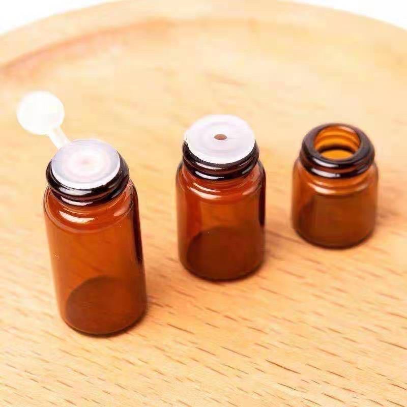 Jual AMBER GLASS SAMPLE BOTTLE 1ml 2ml 3ml 5ml / BOTOL COKLAT KACA ...