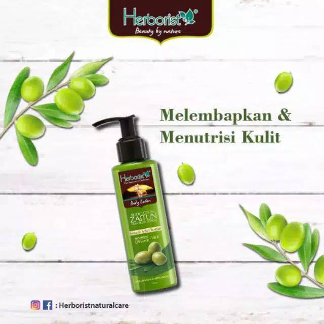 Jual Herborist Body Lotion Zaitun 145ml (Original Bpom) Shopee Indonesia