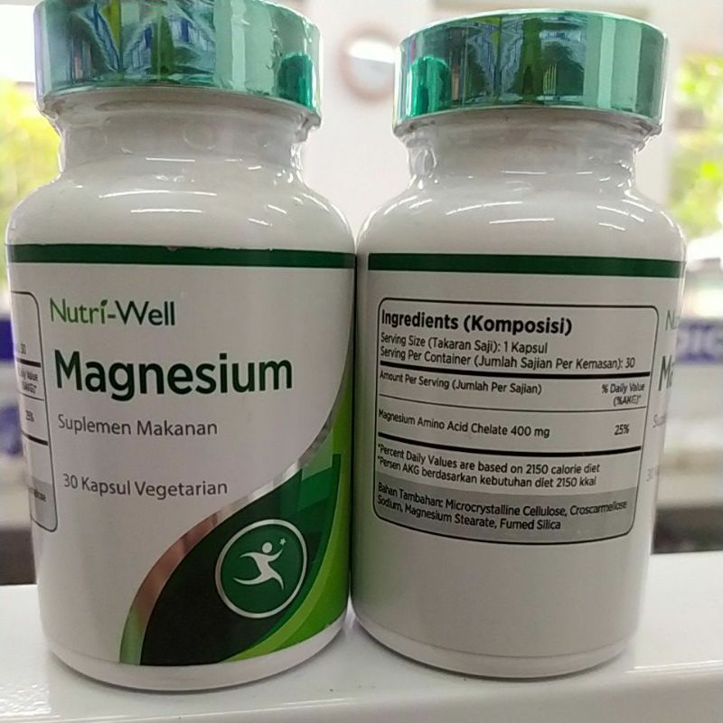 Jual Nutriwell Magnesium 30 Capsules | Shopee Indonesia