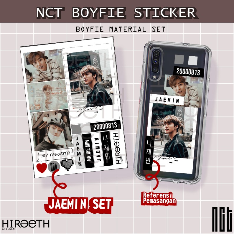 Jual Stiker Boyfie Material Aesthetic Sticker Lucu NCT DREAM Jaemin ...
